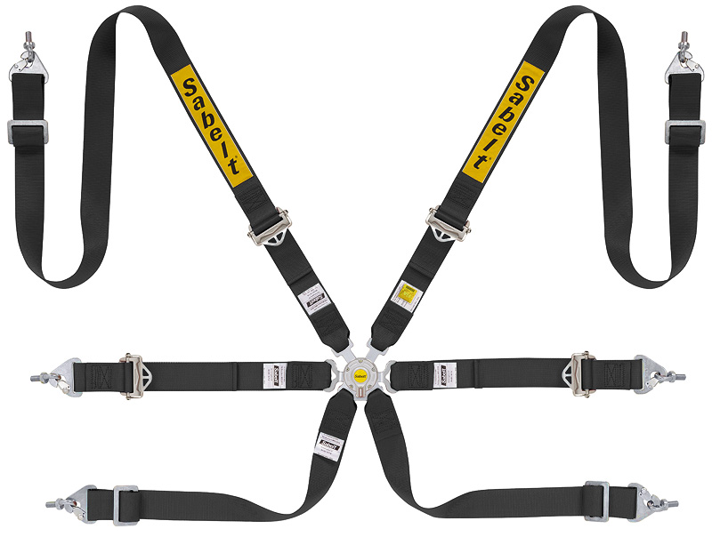 SALOON-A 2インチx6点式 アルミアジャスタ― ブラック