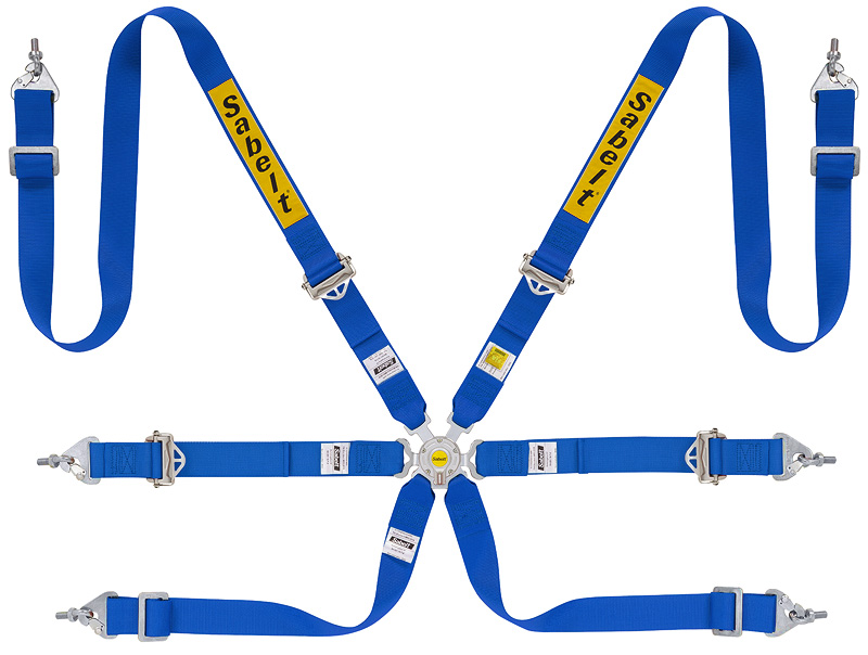 SALOON-A 2インチx6点式 アルミアジャスタ― ブルー