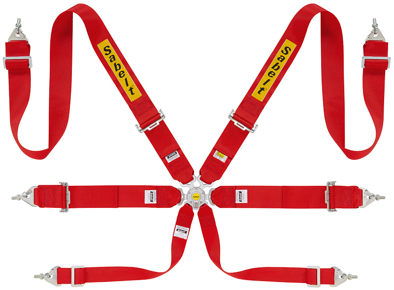 SALOON-Ｓ 3インチx6点式 スチールアジャスター レッド